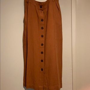 Midi button front skirt size 8